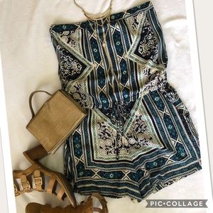 🆕 Angie Strapless Romper with Pockets